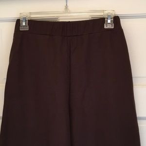 Zara Brown Wide Leg Pants Size M